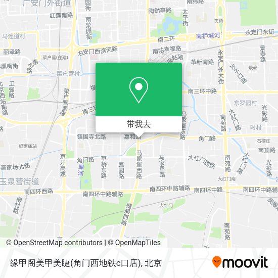 缘甲阁美甲美睫(角门西地铁c口店)地图
