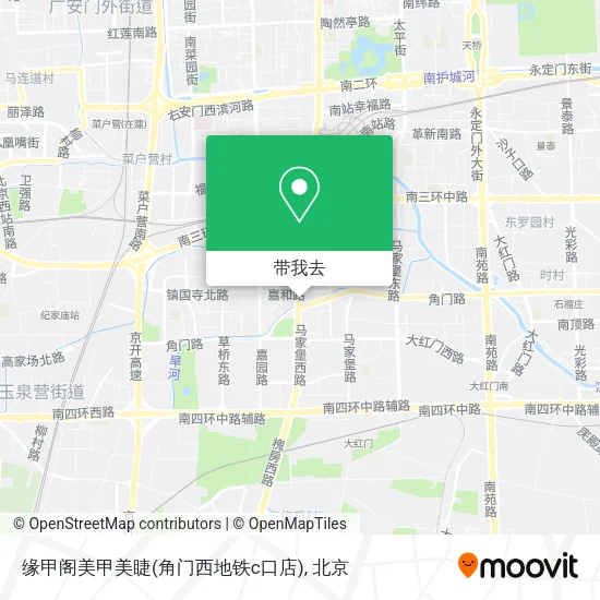 缘甲阁美甲美睫(角门西地铁c口店)地图