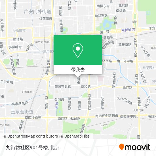 九街坊社区901号楼地图