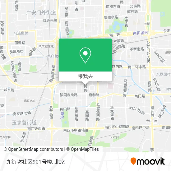 九街坊社区901号楼地图