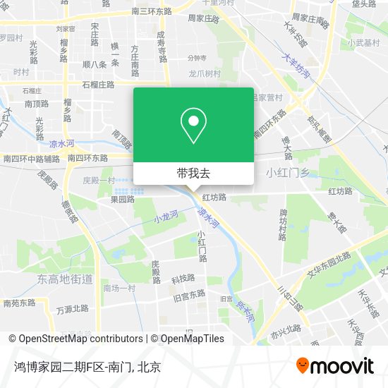 鸿博家园二期F区-南门地图