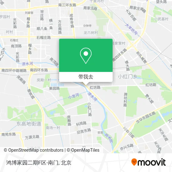 鸿博家园二期F区-南门地图