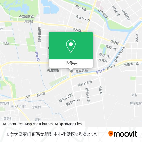 加拿大皇家门窗系统组装中心生活区2号楼地图