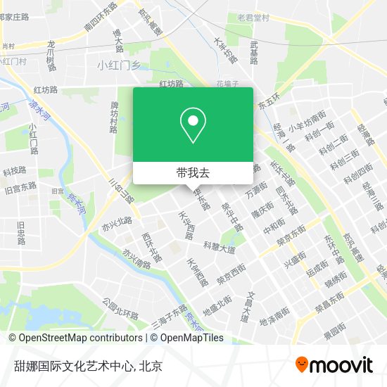 甜娜国际文化艺术中心地图