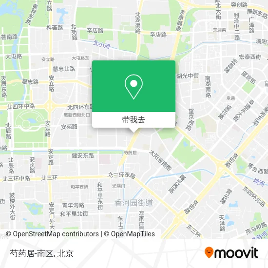 芍药居-南区地图