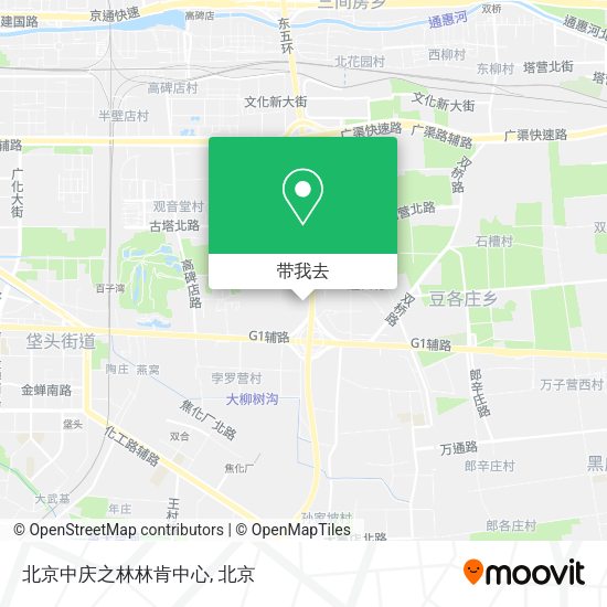 北京中庆之林林肯中心地图