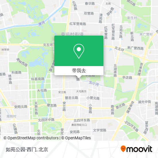如苑公园-西门地图