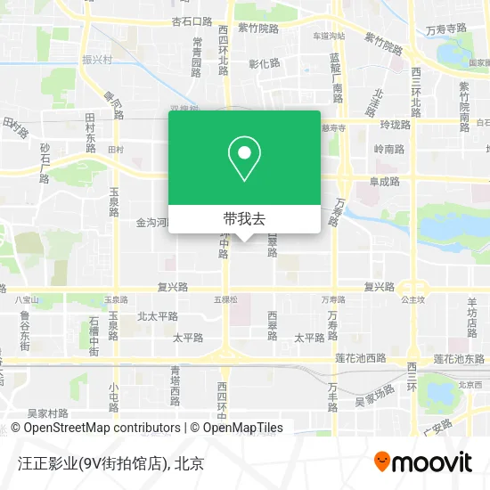 汪正影业(9V街拍馆店)地图
