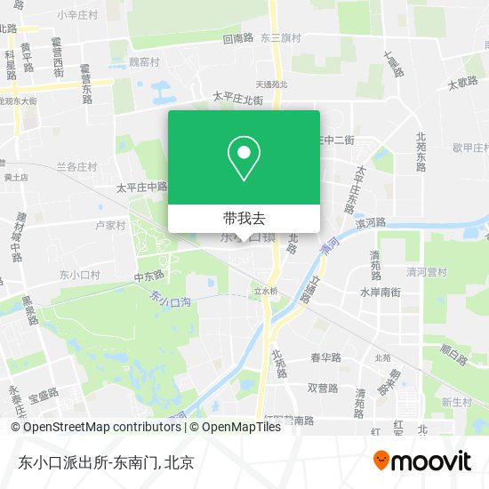 东小口派出所-东南门地图