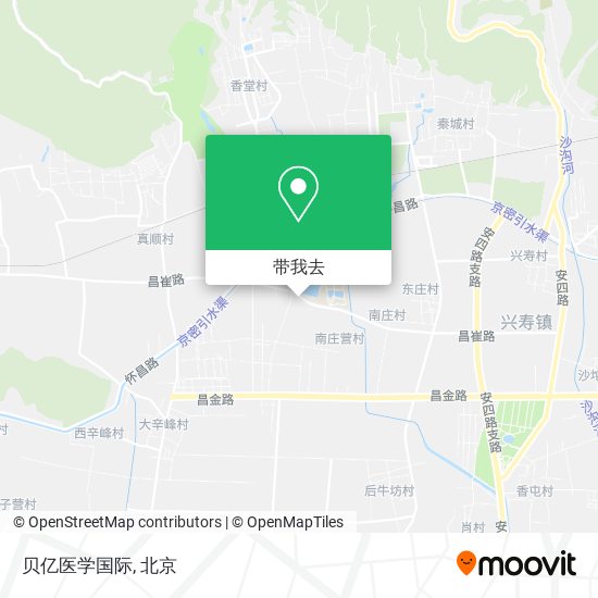 贝亿医学国际地图