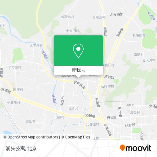 涧头公寓地图
