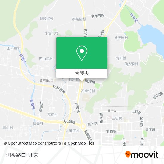 涧头路口地图