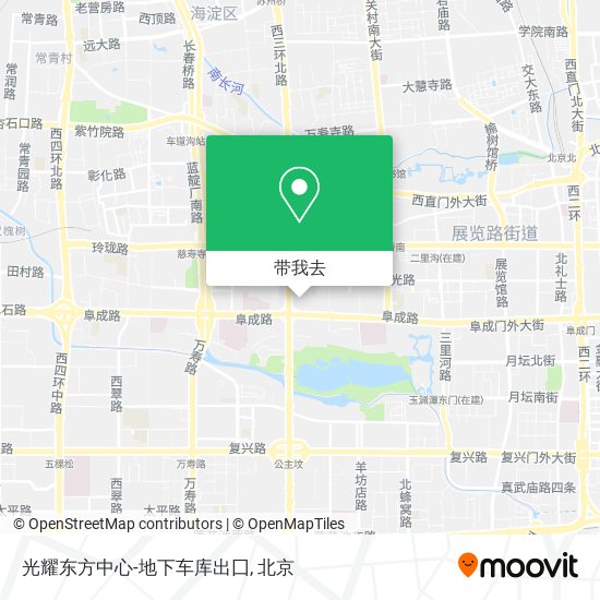 光耀东方中心-地下车库出囗地图