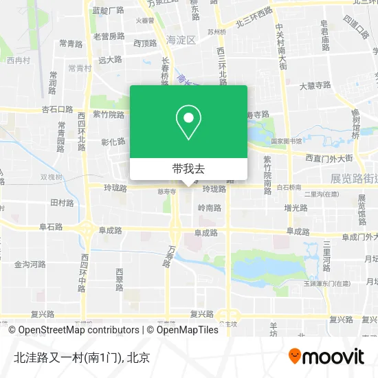 北洼路又一村(南1门)地图