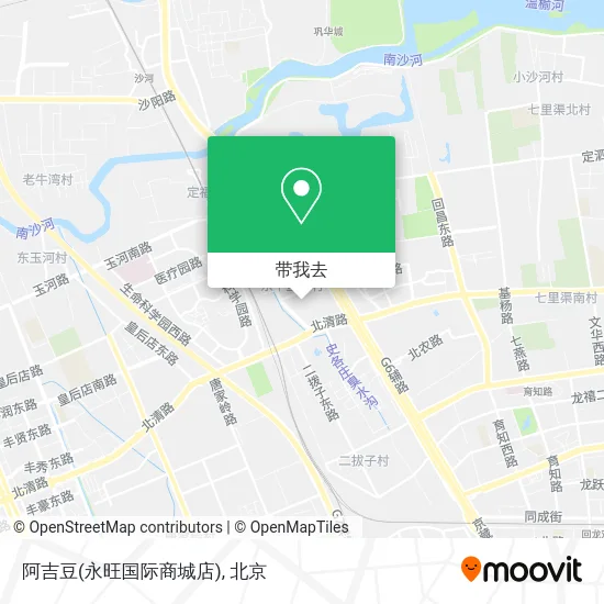 阿吉豆(永旺国际商城店)地图