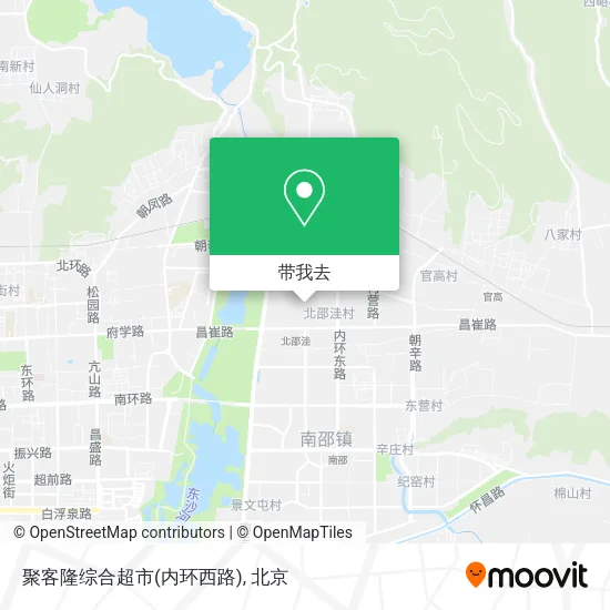 聚客隆综合超市(内环西路)地图