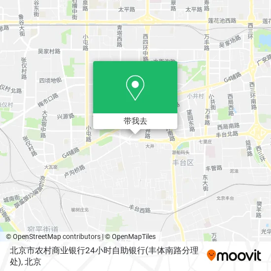 北京市农村商业银行24小时自助银行(丰体南路分理处)地图