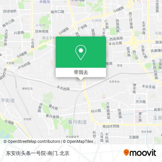 东安街头条一号院-南门地图