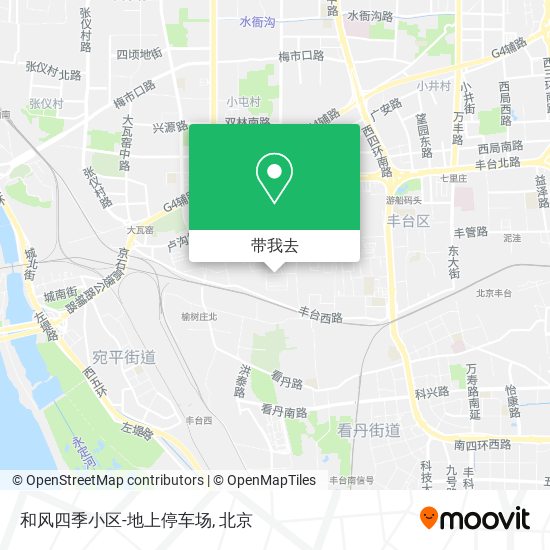 和风四季小区-地上停车场地图