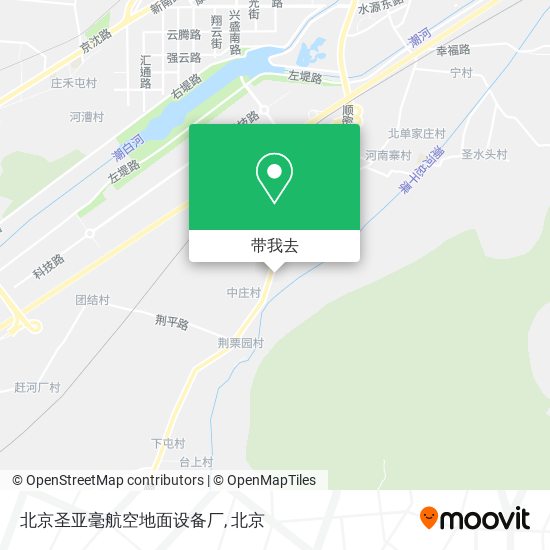 北京圣亚毫航空地面设备厂地图