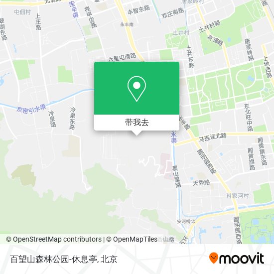 百望山森林公园-休息亭地图