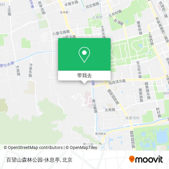 百望山森林公园-休息亭地图
