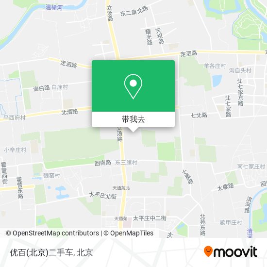 优百(北京)二手车地图