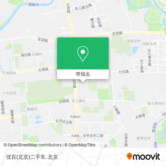优百(北京)二手车地图