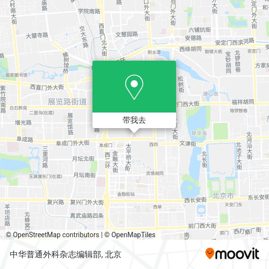 中华普通外科杂志编辑部地图