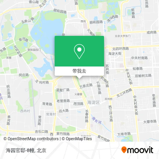 海园官邸-8幢地图