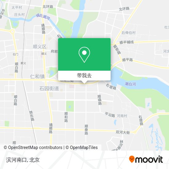 滨河南口地图