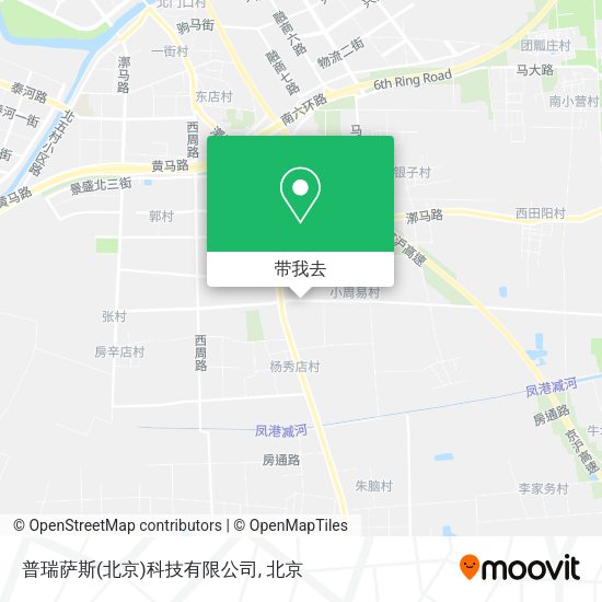 普瑞萨斯(北京)科技有限公司地图