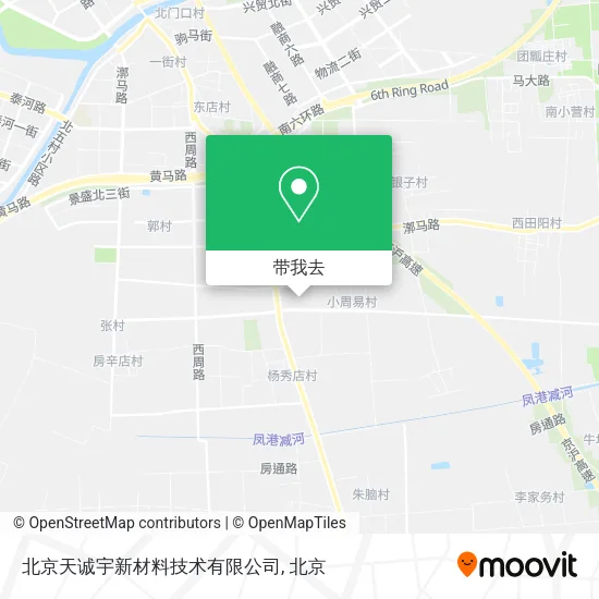 北京天诚宇新材料技术有限公司地图
