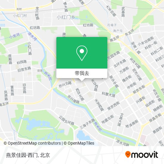 燕景佳园-西门地图