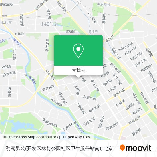 劲霸男装(开发区林肯公园社区卫生服务站南)地图