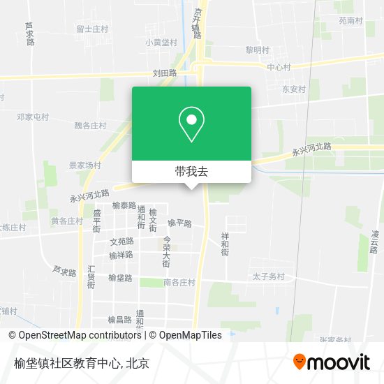 榆垡镇社区教育中心地图