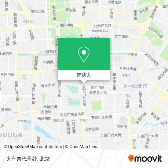 火车票代售处地图