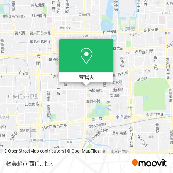 物美超市-西门地图