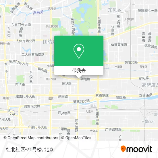 红北社区-71号楼地图