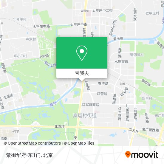 紫御华府-东1门地图