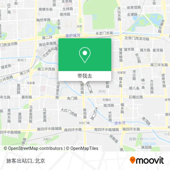 旅客出站口地图