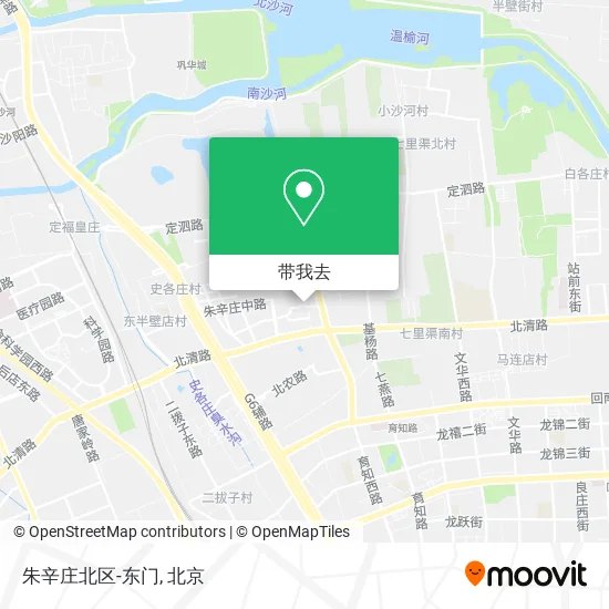 朱辛庄北区-东门地图