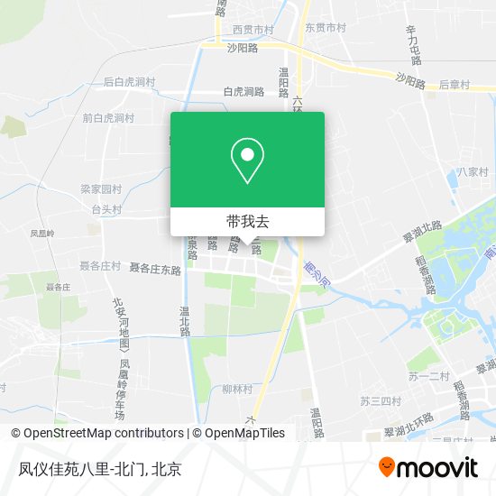 凤仪佳苑八里-北门地图