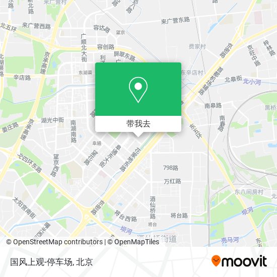 国风上观-停车场地图