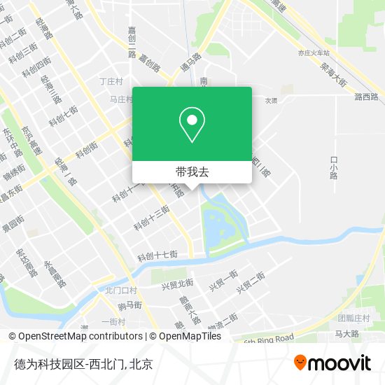 德为科技园区-西北门地图