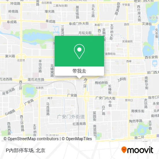 P内部停车场地图