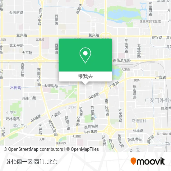 莲怡园一区-西门地图