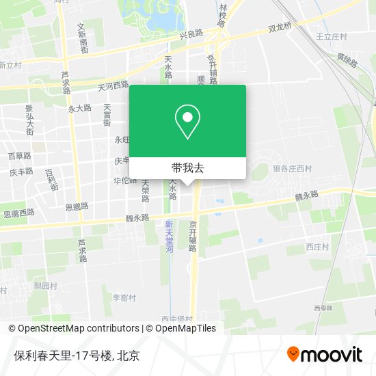 保利春天里-17号楼地图