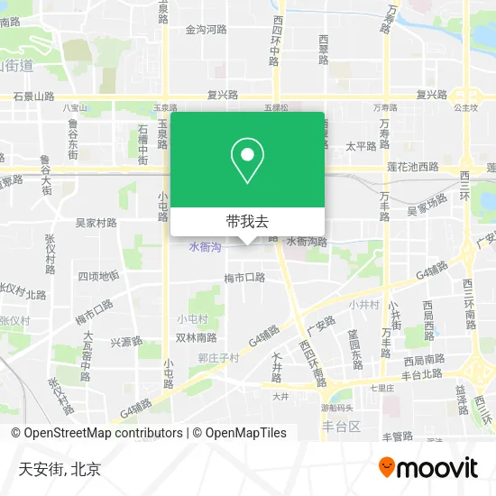 天安街地图