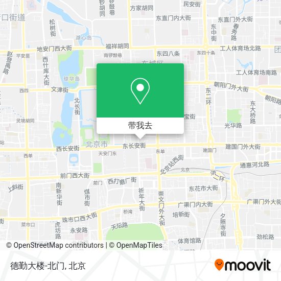 德勤大楼-北门地图